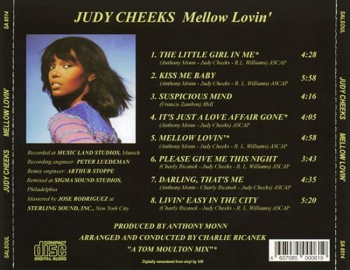 Judy Cheeks - Mellow Lovin' (Reissue) (1978/2015)