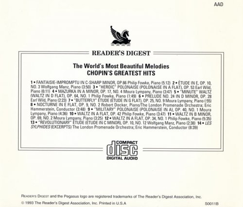 VA - The World's Most Beautiful Melodies: Chopin's Greatest Hits (1993)