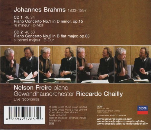 Nelson Freire, Riccardo Chailly - Brahms: Piano Concertos (2006)