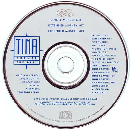 Tina Turner - The Best (Maxi CD Single) (Promo) (1989)