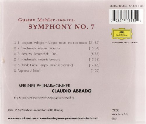 Berliner Philharmoniker, Claudio Abbado - Mahler: Symphony No. 7 (2002)