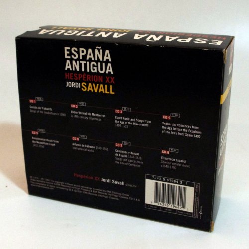 Jordi Savall & Hesperion XX - Espana Antigua: Spanish Secular Music (8CD) (2001)