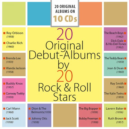 VA - 20 Original Debut Albums By 20 Rock & Roll Stars (2017)