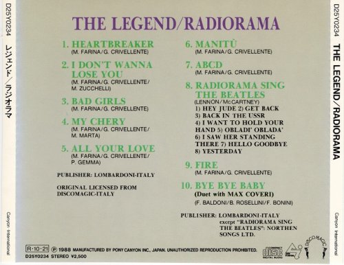 Radiorama - The Legend (1988) CD-Rip