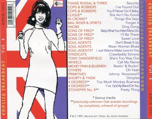 VA - English Freakbeat, Vol. 4 (1964-67/1997)