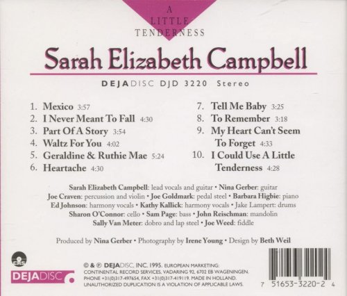 Sarah Elizabeth Campbell - A Little Tenderness (1995)