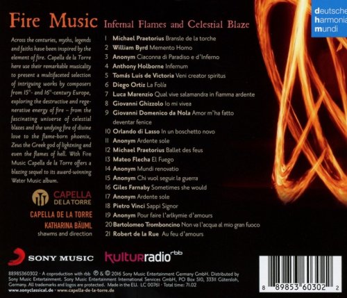 Capella de la Torre - Fire Music - Infernal Flames and Celestial Blaze (2016) [Hi-Res]