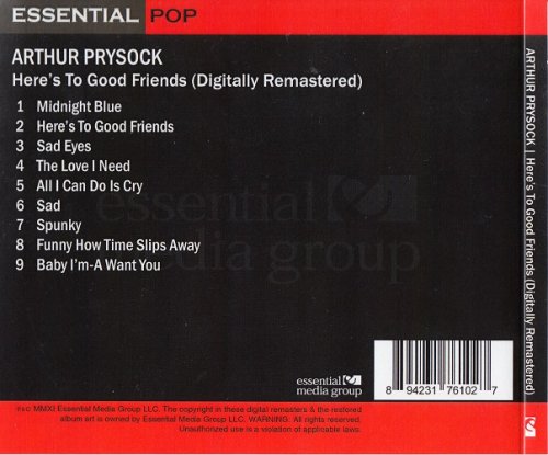 Arthur Prysock - Here's To Good Friends (1978) [2011] CD-Rip