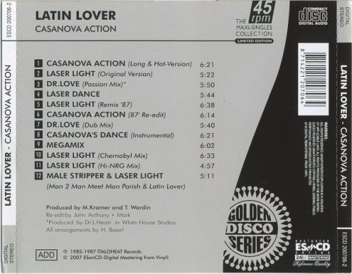 Latin Lover - Casanova Action (1985) [2007] CD-Rip