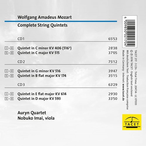 Nobuko Imai, Auryn Quartet - Mozart: Complete String Quintets (2020) [Hi-Res]