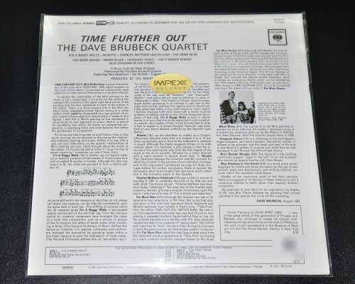 The Dave Brubeck Quartet - Time Further Out: Miro Reflections (1961) [2011 Vinyl]