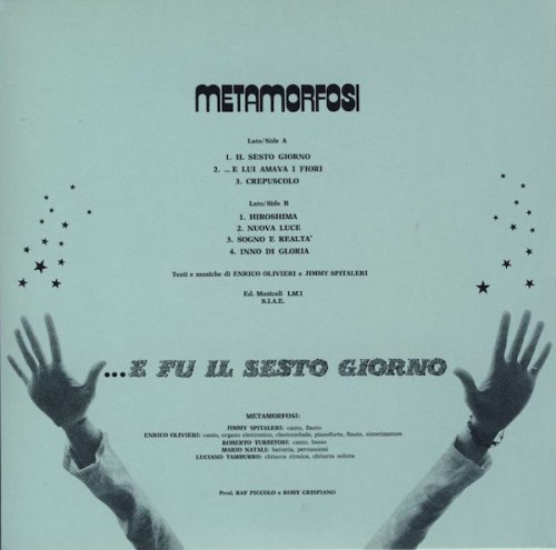 Metamorfosi - ...E Fu Il Sesto Giorno (Japan Remastered, SHM-CD) (1972/2009)