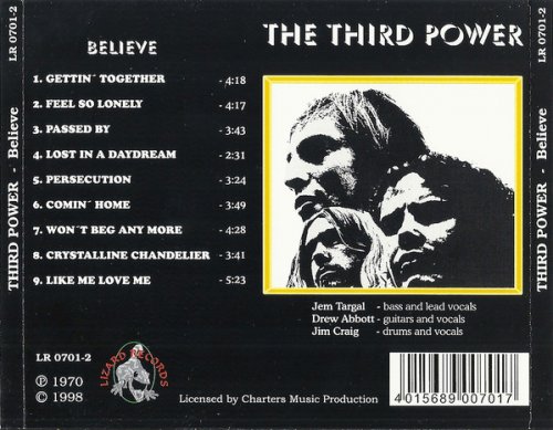 The Third Power - Believe (Reissue) (1970/1998)