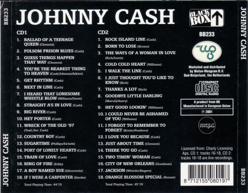 Johnny Cash - A Boy Named Sue (2001)