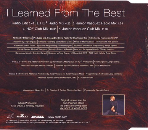 Whitney Houston - I Learned From The Best: The Remixes (Maxi CD Single) (1999)