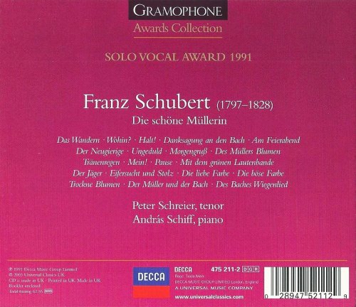 Peter Schreier, András Schiff - Schubert: Die schöne Müllerin (2003)