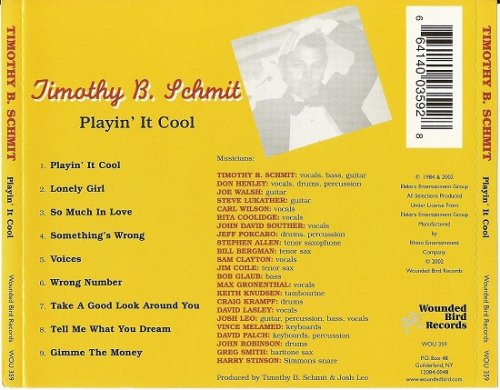 Timothy B. Schmit - Playin' It Cool (Reissue) (1984/2002)