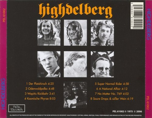 Highdelberg - Highdelberg (Reissue, Remastered) (1975/2006)