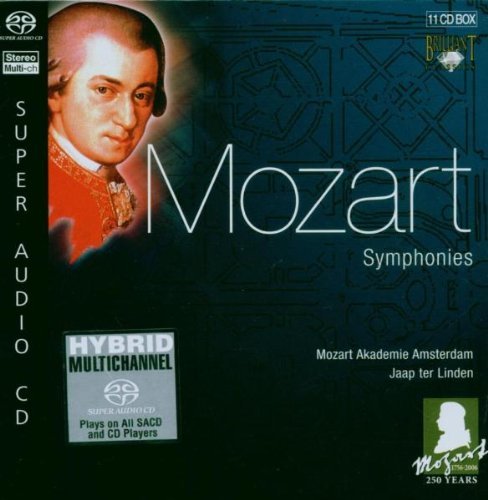 Jaap ter Linde, Mozart Akademie Amsterdam - Mozart Symphonies Boxset (11 SACD Box set) (2005) [SACD]