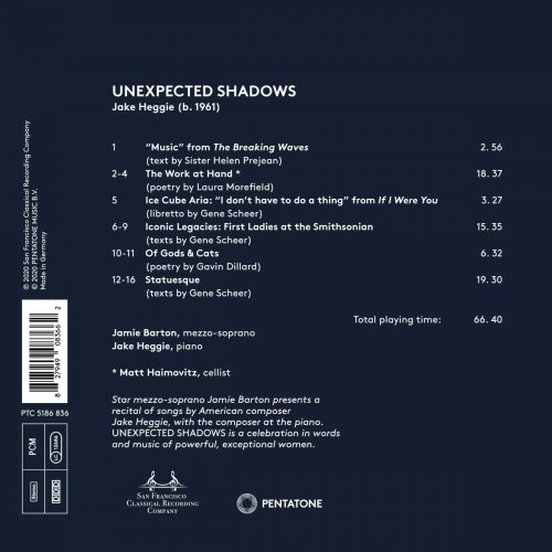 Jamie Barton, Jake Heggie, Matt Haimovitz - Jake Heggie: Unexpected Shadows (2020) [Hi-Res]