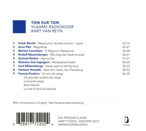 Vlaams Radiokoor & Bart Van Reyn - Ton sur ton (2019) [Hi-Res]