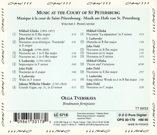 Olga Tverskaya - Music at the Court of Saint Petersburg, Vol. 1 (1997)