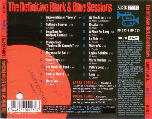 Larry Coryell - The Definitive Black & Blue Session-Bolero (1984)