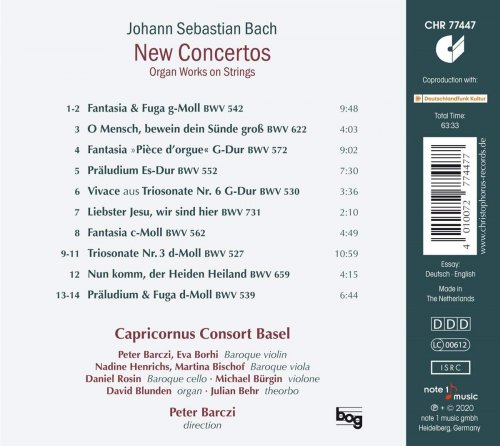 Capricornus Consort Basel - New Concertos (2020)