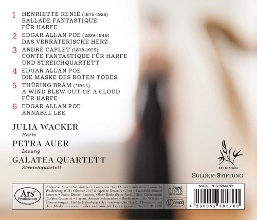 Galatea Quartet, Petra Auer, Julia Wacker - Edgar Allan Poe und die Harfe (2020)