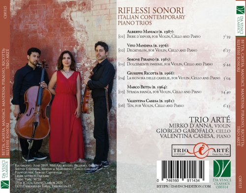 Trio Arté - Betta, Casesa, Mandina, Maniaci, Piraino, Ricotta: Riflessi Sonori (2020)