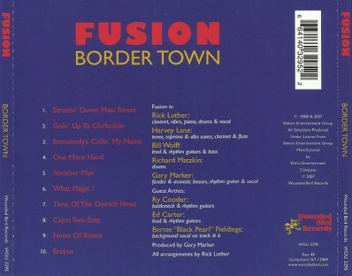 Fusion - Border Town (Reissue) (1969/2007)