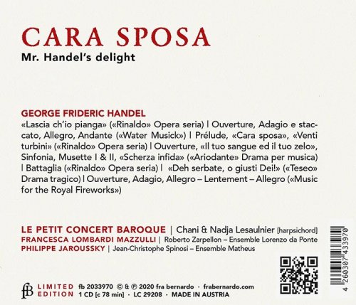 Various Artists - Handel: Cara Sposa (2020)