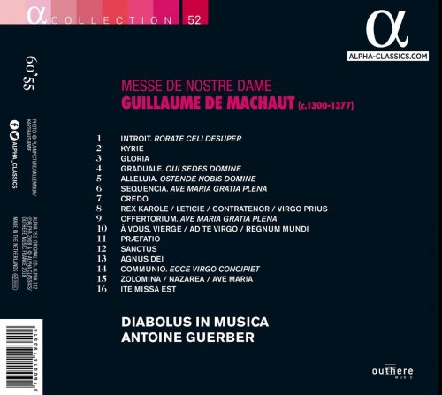 Diabolus in Musica, Antoine Guerber - Machaut: Messe de Nostre Dame (2008)