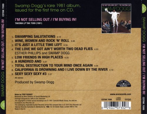 Swamp Dogg - I'm Not Selling Out / I'm Buying In! (2015)