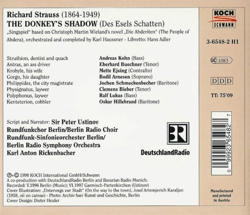 Karl Anton Rickenbacher - Der Undekannte R. Strauss the Unknown Vol. 2: The Donkey's Shadow (1998)