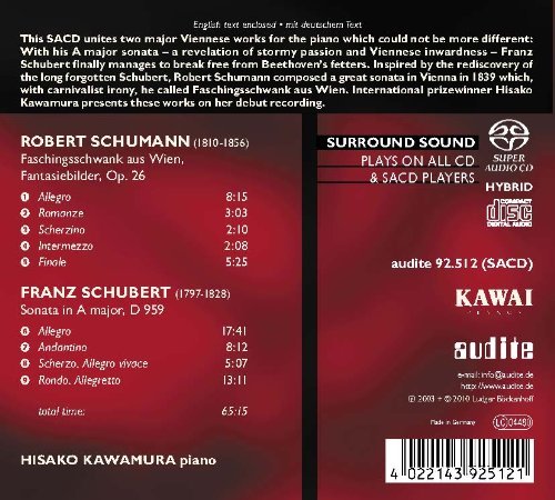 Hisako Kawamura - Schumann, Schubert: Piano Works (2004) [SACD]