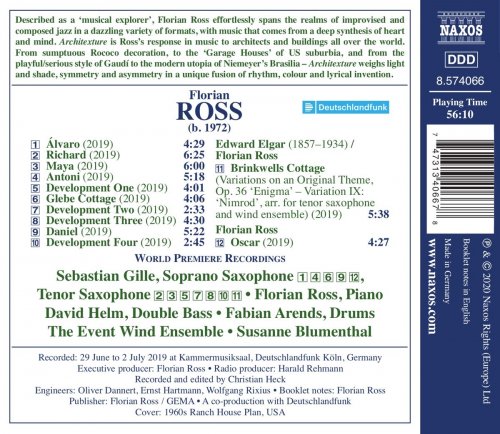 Sebastian Gille, The Event Wind Ensemble & Susanne Blumenthal - Florian Ross: Architexture (2020) [Hi-Res]