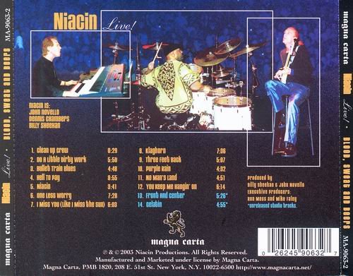 Niacin - Live! Blood, Sweat and Beers (2003)