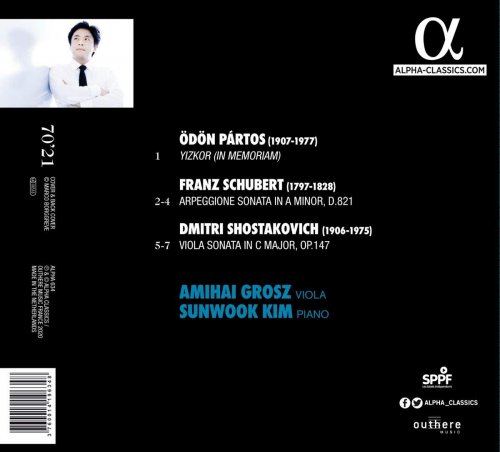 Amihai Grosz & Sunwook Kim - Schubert, Shostakovich & Pártos (2020) [Hi-Res]