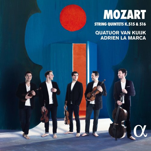 Quatuor Van Kuijk, Adrien La Marca - Mozart: String Quintets K. 515 & 516 (2020) [Hi-Res]