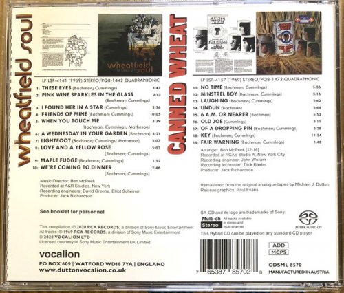 The Guess Who - Wheatfield Soul & Canned Wheat  (1969) [2019 SACD]