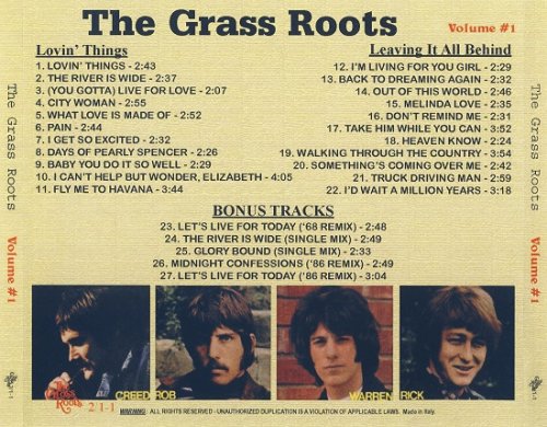 The Grass Roots Volume 1 Lovin Things And Leaving It All Behind Reissue 1969 04 Download On Israbox