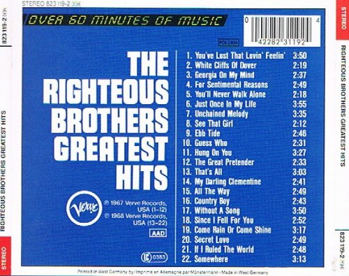 The Righteous Brothers - Greatest Hits (Remastered) (1967)