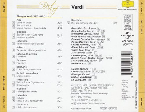 Giuseppe Verdi - Best Of Verdi (Reissue) (2002)