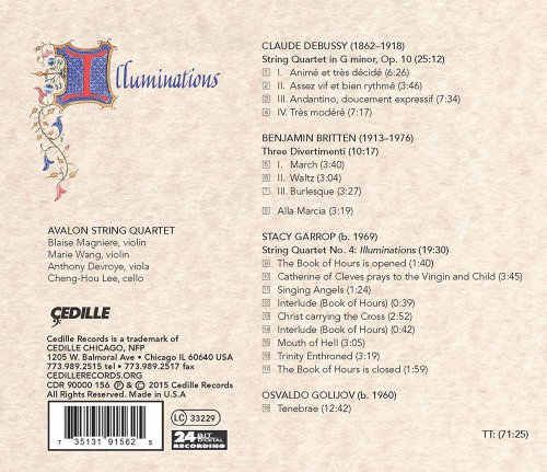 Avalon String Quartet - Illuminations (2015) [Hi-Res]