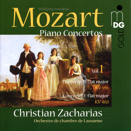 Christian Zacharias, Orchestre de Chambre de Lausann - Mozart : Piano Concertos Vol 1 (2005) [SACD]