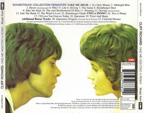 Cliff Richard - Take Me High / Two A Penny (Digitally Remastered With Bonustracks) (1973/2005)