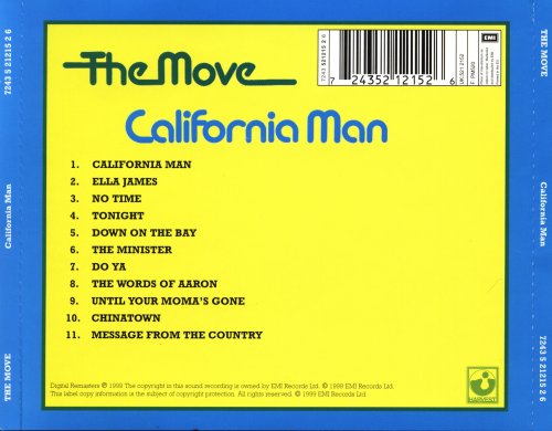 The Move (feat. Jeff Lynne) - California Man (1974) [1999] CD-Rip