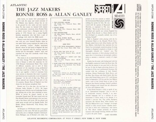 Ronnie Ross & Allan Ganley - The Jazz Makers (1959) [2013 Japan 24-bit Remaster] CD-Rip