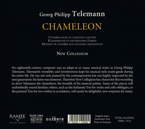 New Collegium - Telemann: Chameleon (2019) CD-Rip